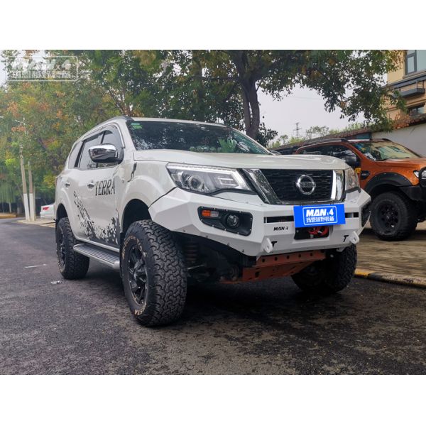 Steel Nissan Frontier Off Road Bumper Black For 2018 Nissan Terra