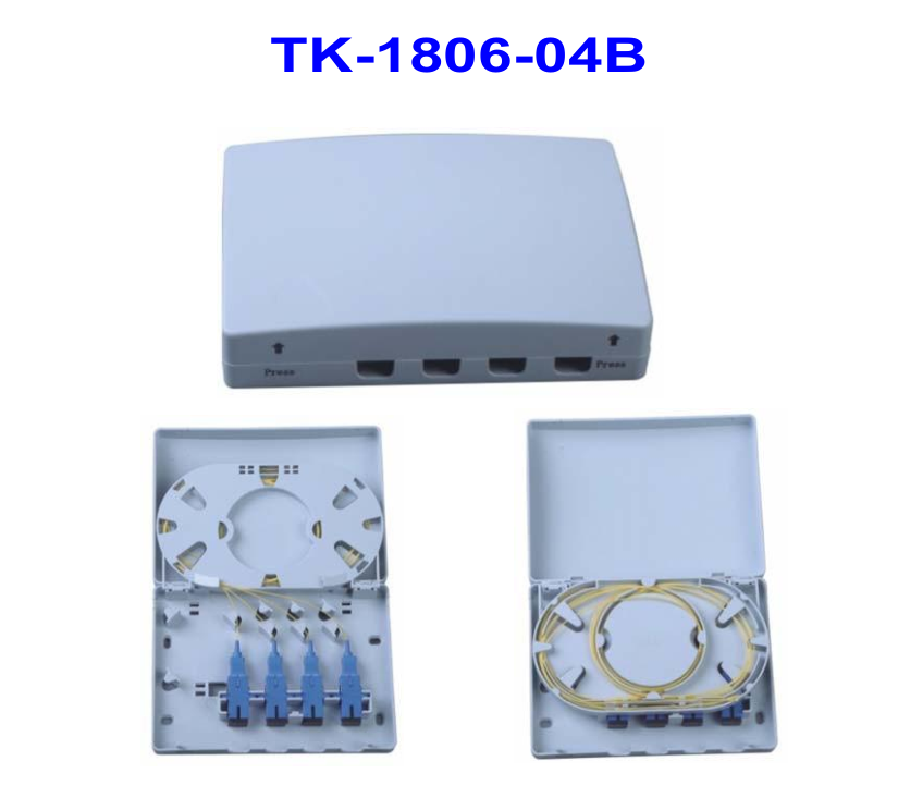 SC 4 TK-1806-04B тип коробка стола LC 8 портов пластиковый прекращения волокна FTB