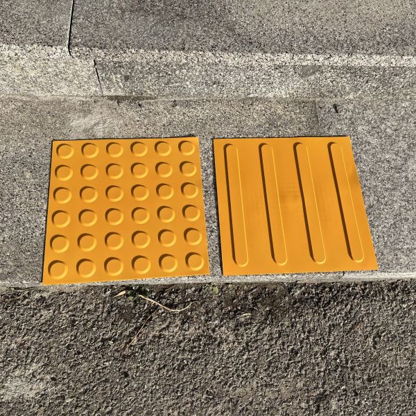 PVC Tactile Rubber Mat with Blind Guidance for High Visibility and Safety