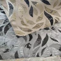 Largeur 142cm Tissu de rideau tissé 330gm Poids lourd Pour le salon