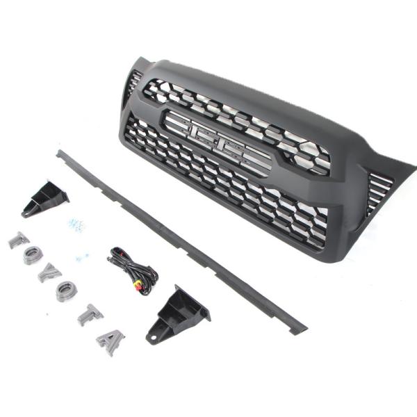 ABS Plastic Front Grille 2005 2006 2007 2008 2009 2010 2011 For Toyota Tacoma TRD