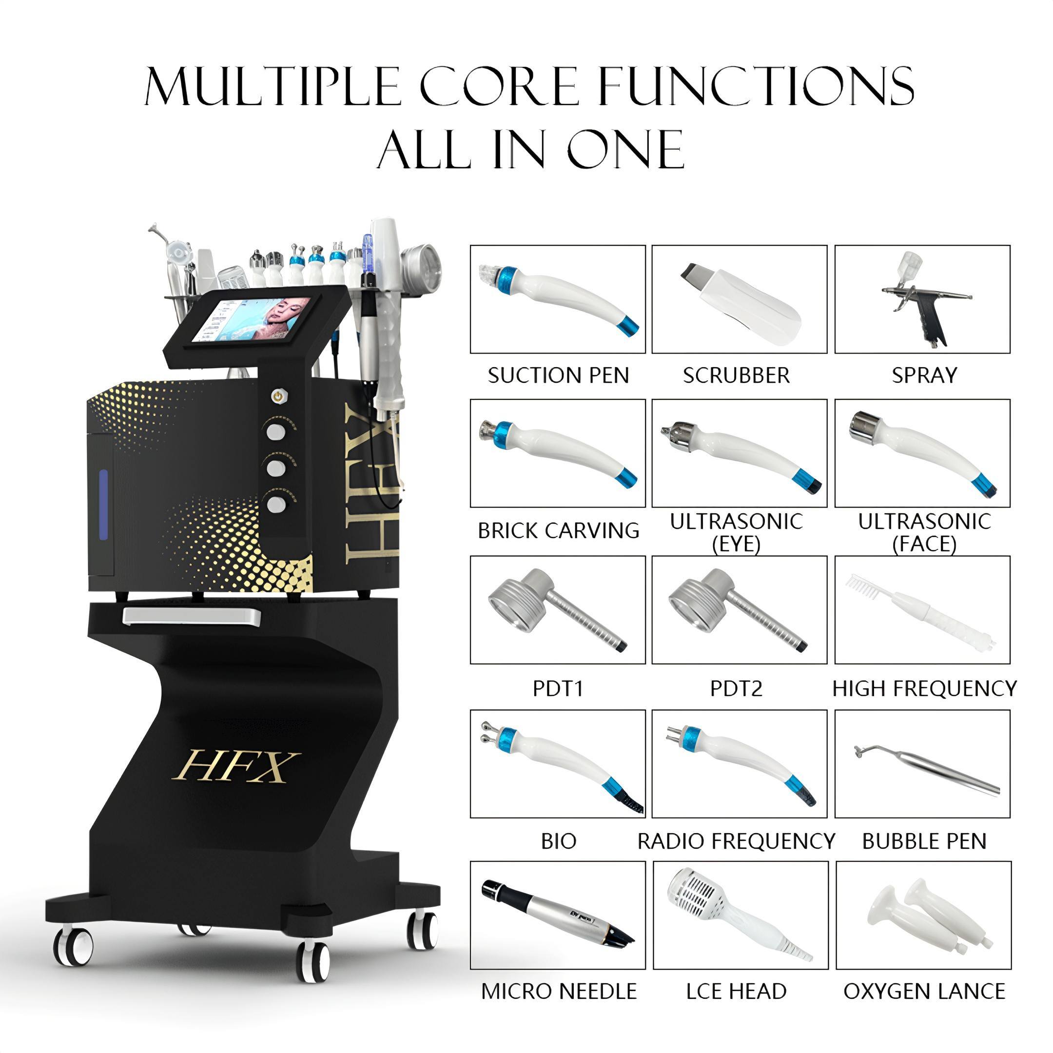 High-ROI 14-in-1 Hydro Facial Workstation for Medical Spas