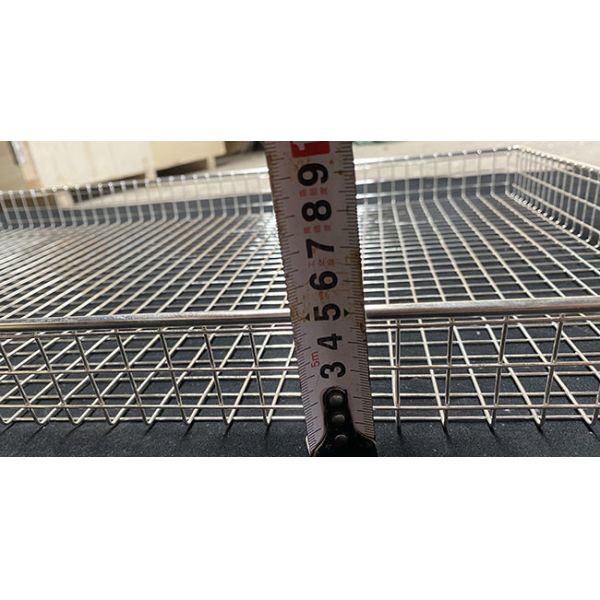 Нержавеющая сталь 304 316 Ультразвуковая дезинфекция проволока сетка гриль корзины для пищи корзины для жарки паровой стерилизации стирки