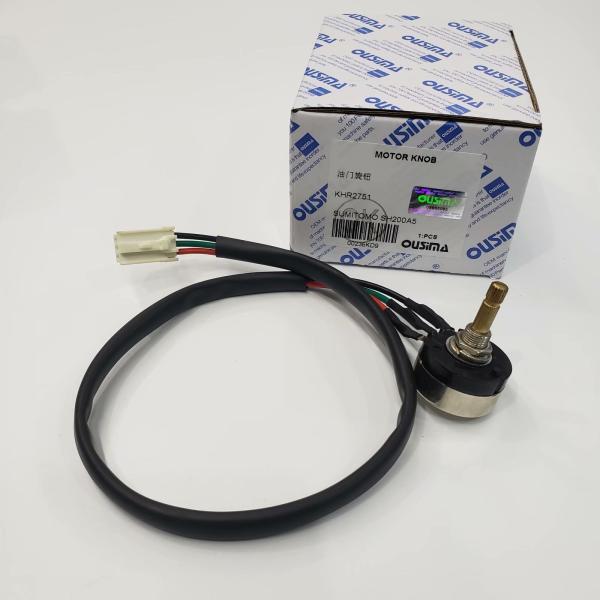 KHR2751 Excavator Throttle Motor , SH200A5 SH280-2 SH200 Sumitomo Excavator Parts