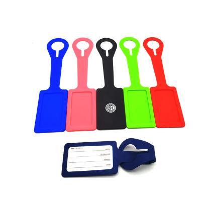 Office/School/Personal Silicone Luggage Tag , Cute and Practical Suitcase Label with Name ID Card