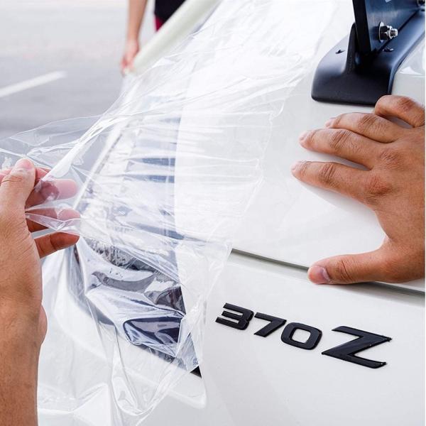 Película protetora de pintura auto-aderente PE personalizável para pintura de carroceria de automóveis