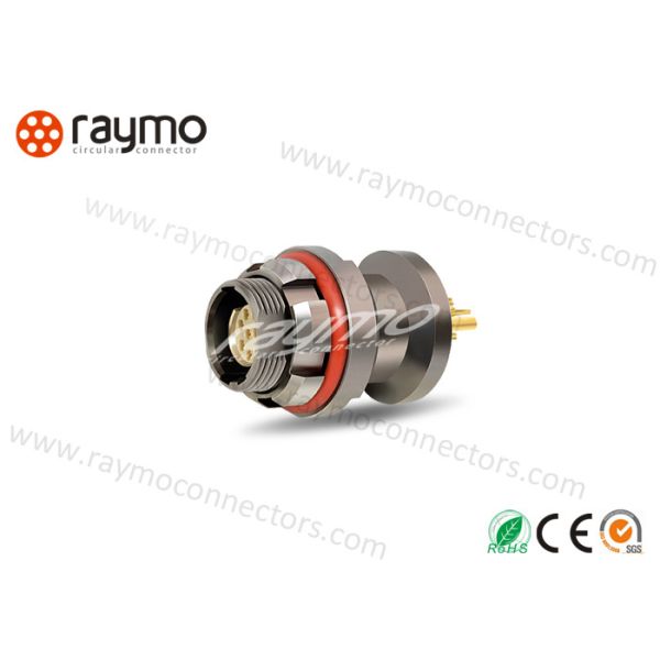 Light Weight Industrial Circular Connectors UR01WL07F010SBK1Z2ZA Rugged Shaped