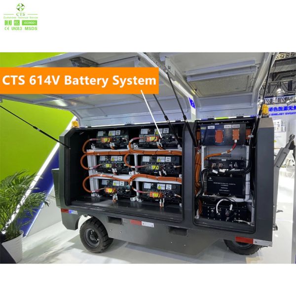 614.4V LiFePO4 Aviation GPU Battery Liquid Cooled IP67 Energy Storage Pack for Airport Ground Power Units