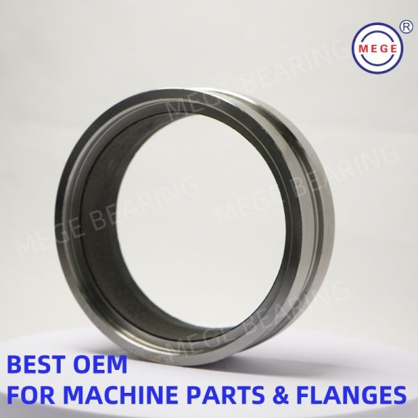 High Precision Flange Assembly Wear Resistant Sleeves Cr14 Cr20 Cr26 Forge Steel / Cast Iron Concrete Pump Truck Parts