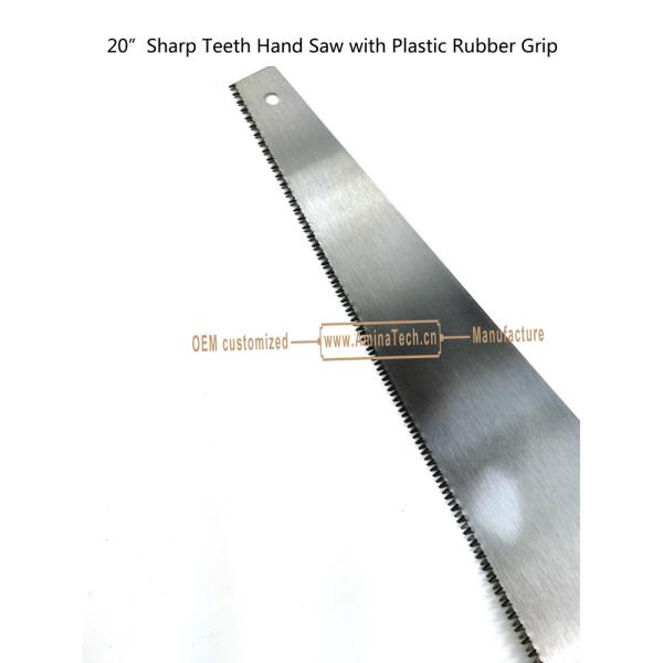 Aminatech 20Sharp Teeth Hand Saw with Plastic Rubber Grip,Cutting Wood