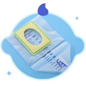 Pediatric Urine Bag Collectors Clear Urine Catcher Pouch Individually Pee Bags Disposable Pediatric Urine Collectors