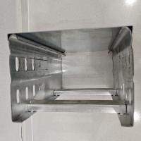 Parede de bandeja de cabos de aço inoxidável rectangular de carga pesada montada com resistência à corrosão