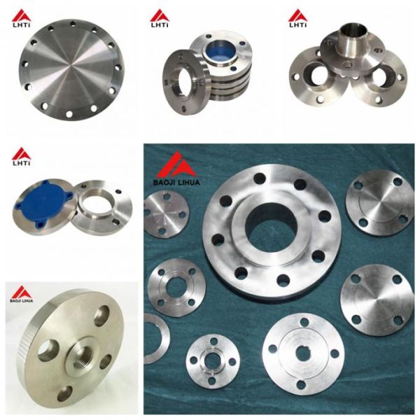 Gr2 Gr7 Gr9 ANSI 150lbs 300 Ibs Class Titanium Blind Flange for pipeline