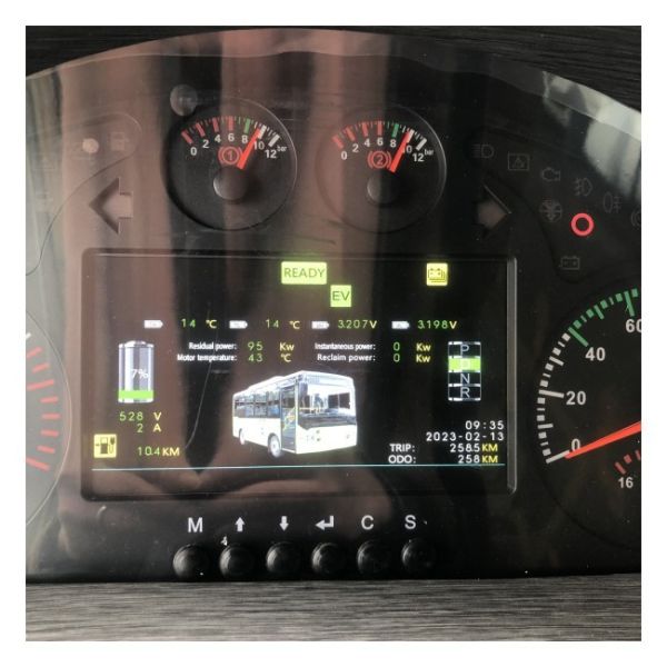 6.6m BEV Battery City All Electric Minibus With 1/2 Passenger Doors