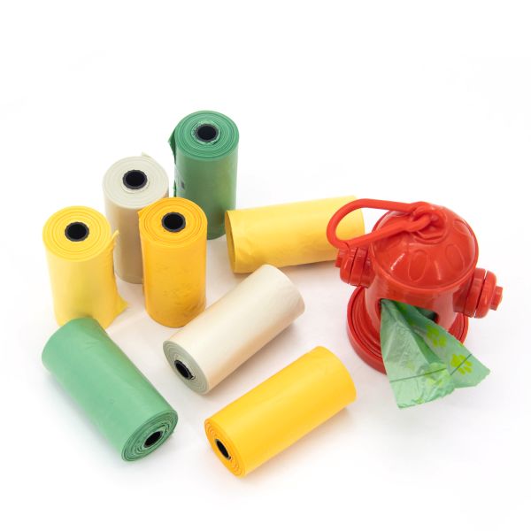 Private Label Compostable Pet Waste Bags Trash Bags On A Roll 100% Leak Proof