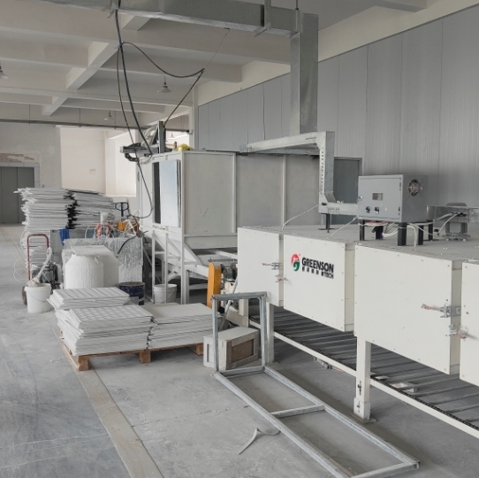 Automatic Spray Painting Line For Gypsum Ceiling Board