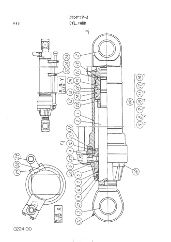 4153211 Arm Cylinder Sealing Repair Kit Fits HITACHI UH07-7 New