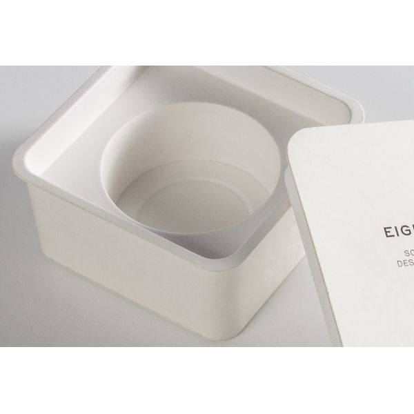 Printable изготовленная на заказ отлитая в форму пульпа упаковывая твердую внешнюю упаковку волокна сахарного тростника