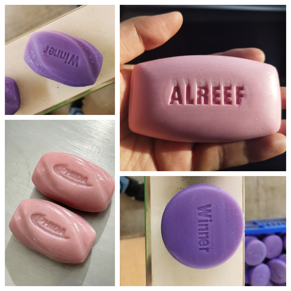 Semi-Auto Soap stamping machine – Customizable Brass Mold for Laundry and Toilet Soap Printing