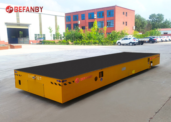 Heavy Duty Trackless Transfer Flat Car For Precast Production Line