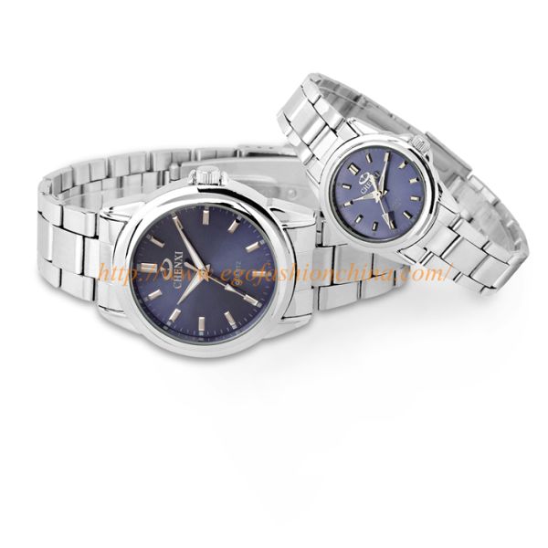 Unisex Watch Casual Watches Man Stainless Steel Band OEM Watch Blue Black Quartz Watch Men