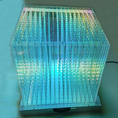 3D Light Cube GLF4096 para Shopping Mall Window Display caixa de exposição 3D