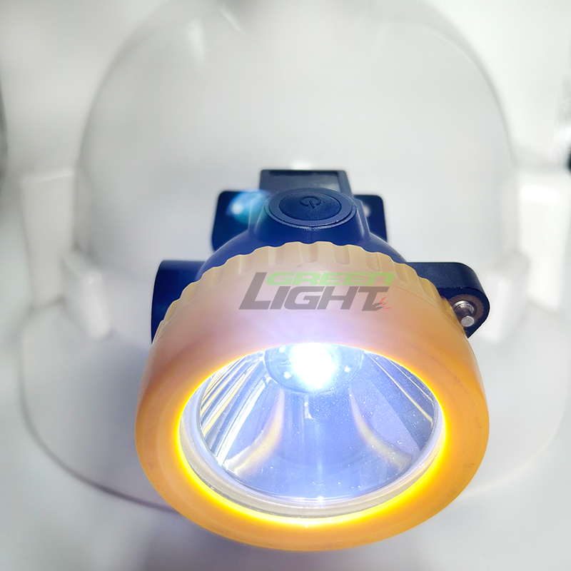 Cordless Cap Lamp Mining Helmet Cordless Safety Headlight IP67 Waterproof Super Bright LED for Industrial