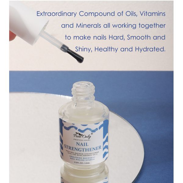 Personnalisez votre propre vernis fortifiant naturel pour ongles Source de lumière NON-LED pour des ongles sains et forts