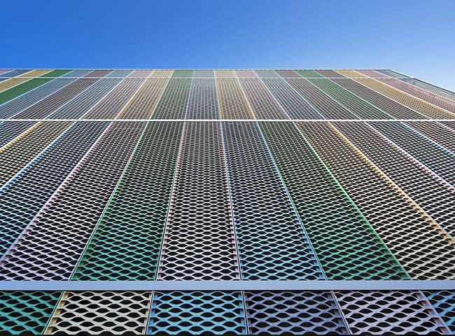 Расширенный фасад здания металла – Ventilative, великолепный и продолжительный