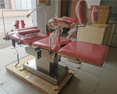 Custom Hospital Electric Ob Gyn Examination Table with Backrest and Seat Adjustable