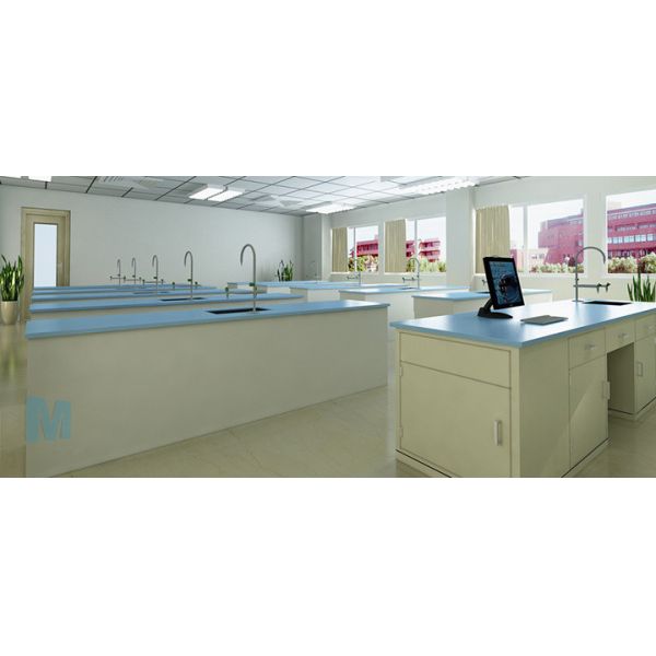 Easy Disinfection Grey Tabletop Durcon Epoxy Resin Worktop for Grey Color Scheme