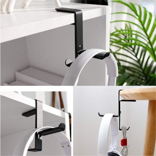 Headset Holder with Cable Organizer Adjustable Metal Headphone Stand Customized Logo