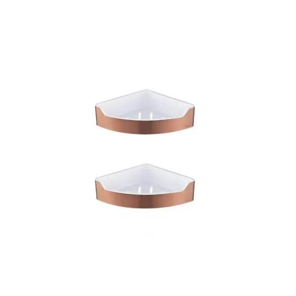 Wall Mounted Corner Bathroom Appliance Single Stainless Steel Shelf for Bathroom Wall