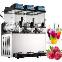 máquina da lama do gelo de 12L×3 800W, máquina comercial da lama para a bebida congelada