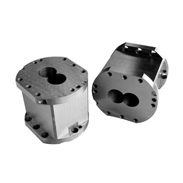 Double Screw Elements And Segmented Screw And Barrel For Extruder Abrasive Wear Resistance