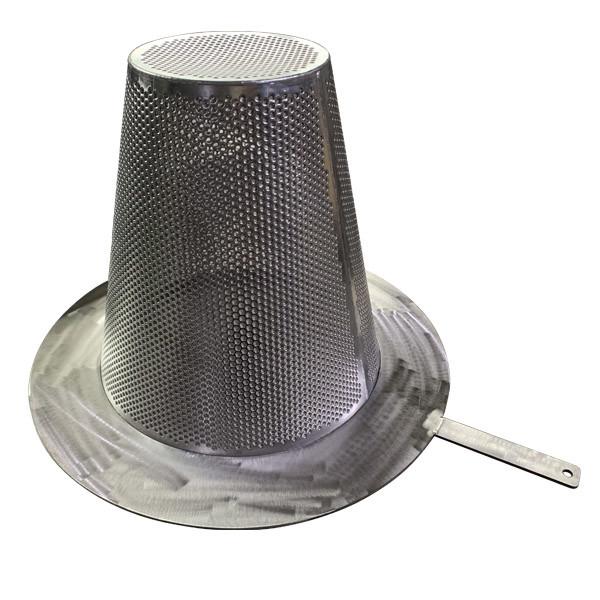 20 Micron 2507 Perforated Plate Sintered Filter Cone