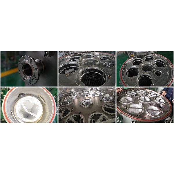 Industrial Stainless Steel Bag Filter Housing