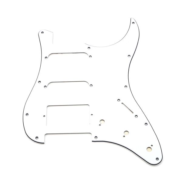 11 отверстий электрическая гитара Pickguard Белая царапина для гитары FD ST стиль аксессуары