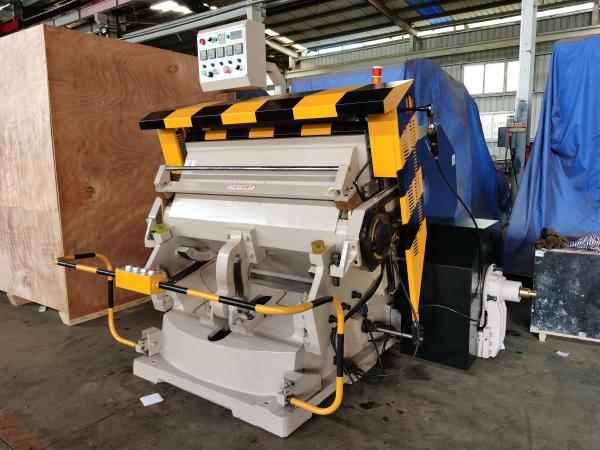 ML - 1100JR Creasing Die Cutting Machine With Heating Function 1100 X 800mm 12kw