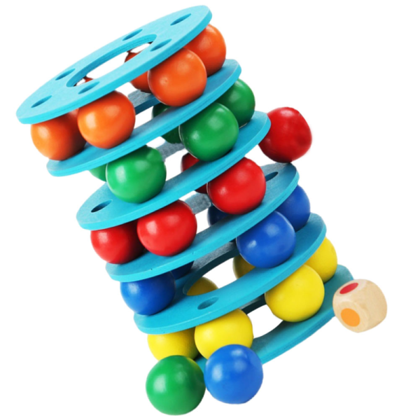 Unisex Wooden Montessori Baby Toys Children Stacking Game