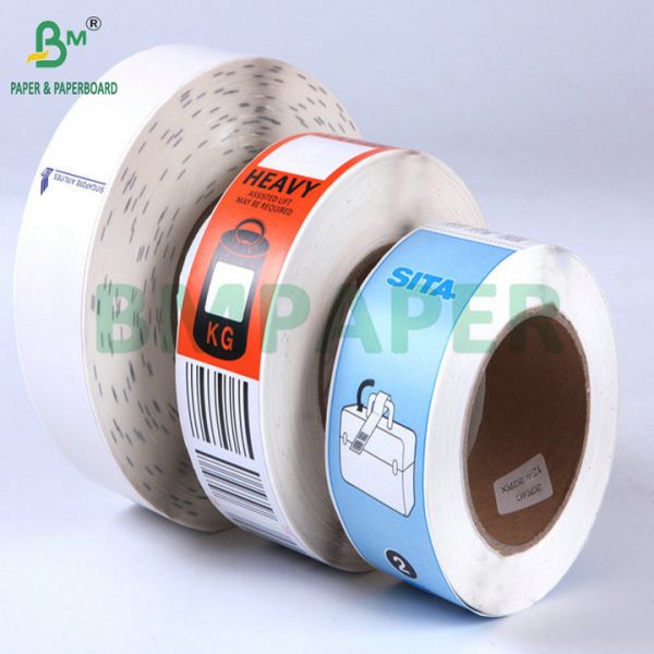 70г 80г Белый сложенный термокартонный бумажный багаж