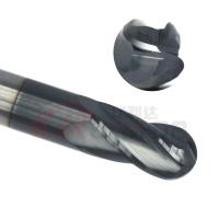 10mm bocados de 3/8 de router do Cnc do moinho de extremidade do nariz da bola do carboneto 4 flautas