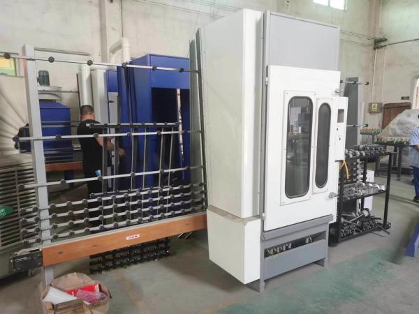 Máquina de sabotar vidro industrial para tipos de vidro processáveis em divisores de banheiros