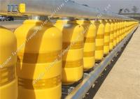 Barandilla amarillo-naranja EVA Rotating Barrier de la seguridad vial