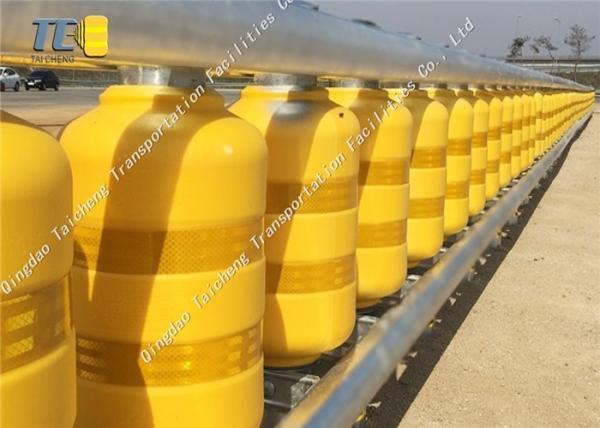 Rotary Anti Collision Bucket Roller Crash Barrier For Traffic Accident Prevention