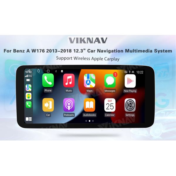 Viknav 12.3 дюймовый Android Для Benz A W176 CLA C117 GLA X156 G W463 2013-2018 GPS Автомобиль с экрановым радиоплеером (NTG5.0)
