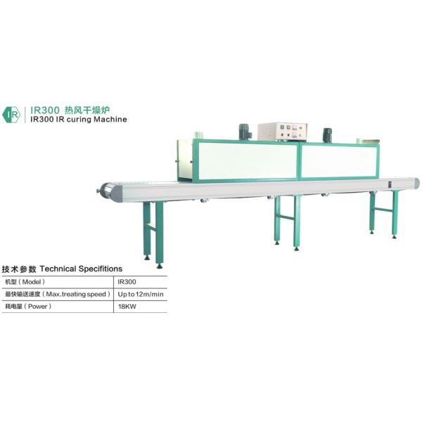 12M/Minute UV Curing Machine , 18Kw Auxiliary Machinery For Flat Bottles