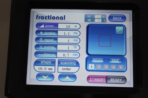 10600nm professional fractional CO2 laser machine for Acne Scars Treatment, Debridement
