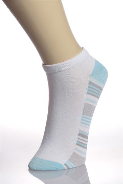 Chaussettes courantes chaudes en nylon blanches, coton organique Breathbale aucune chaussettes fonctionnantes de boursouflure