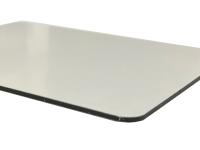 Panneau de feuille d'ACP extérieur blanc personnalisé 3 mm 4 mm épaisseur Acp revêtement pour les maisons / bâtiment Aluminium Skin 0,18 mm